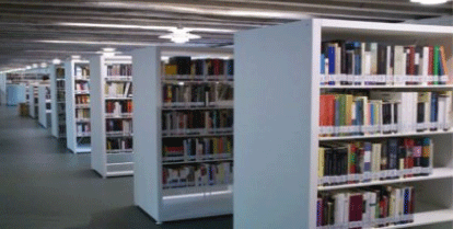 Imagen de estanterías con libros