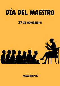 Imagen cartel Día del Maestro leer.es