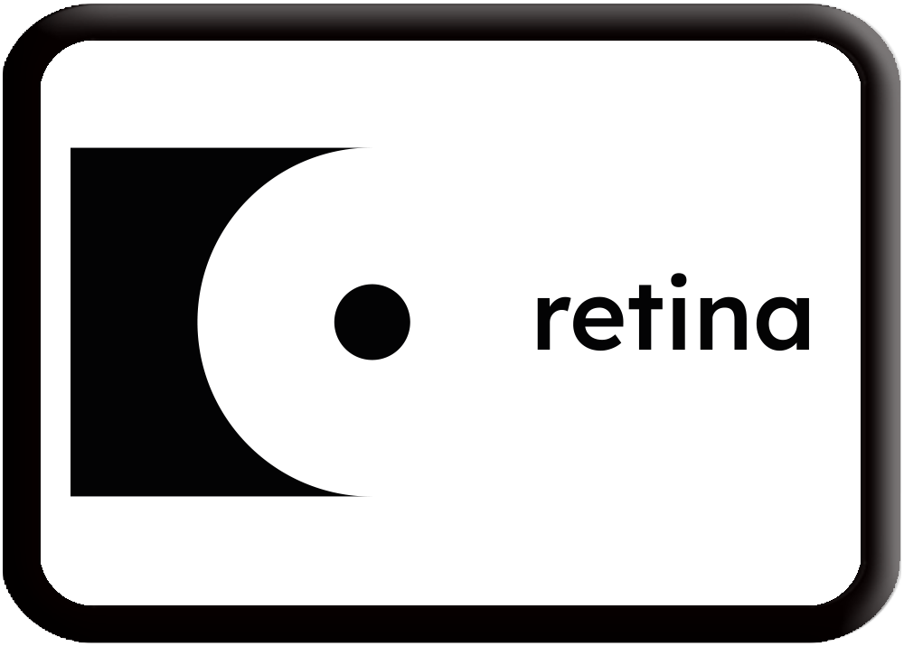 Botón con texto retina